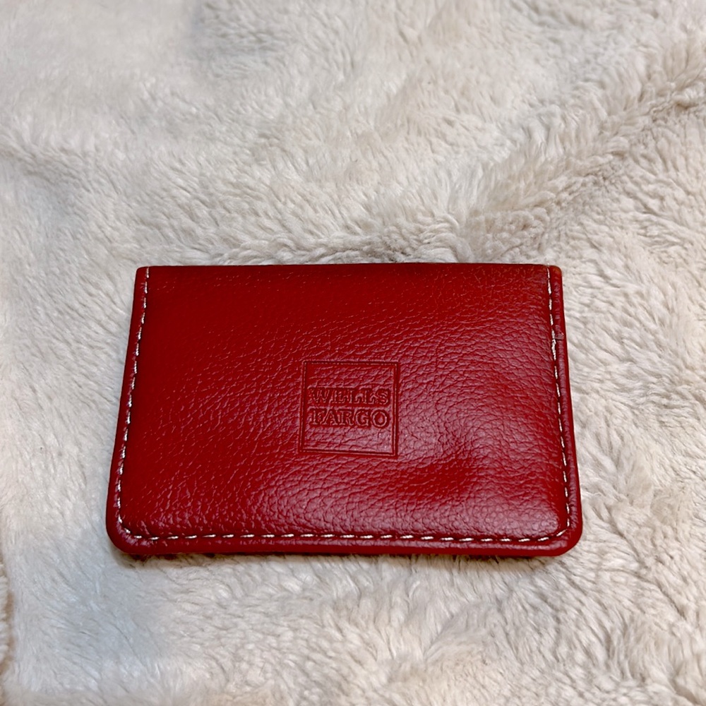 Vintage Wells Fargo card holder